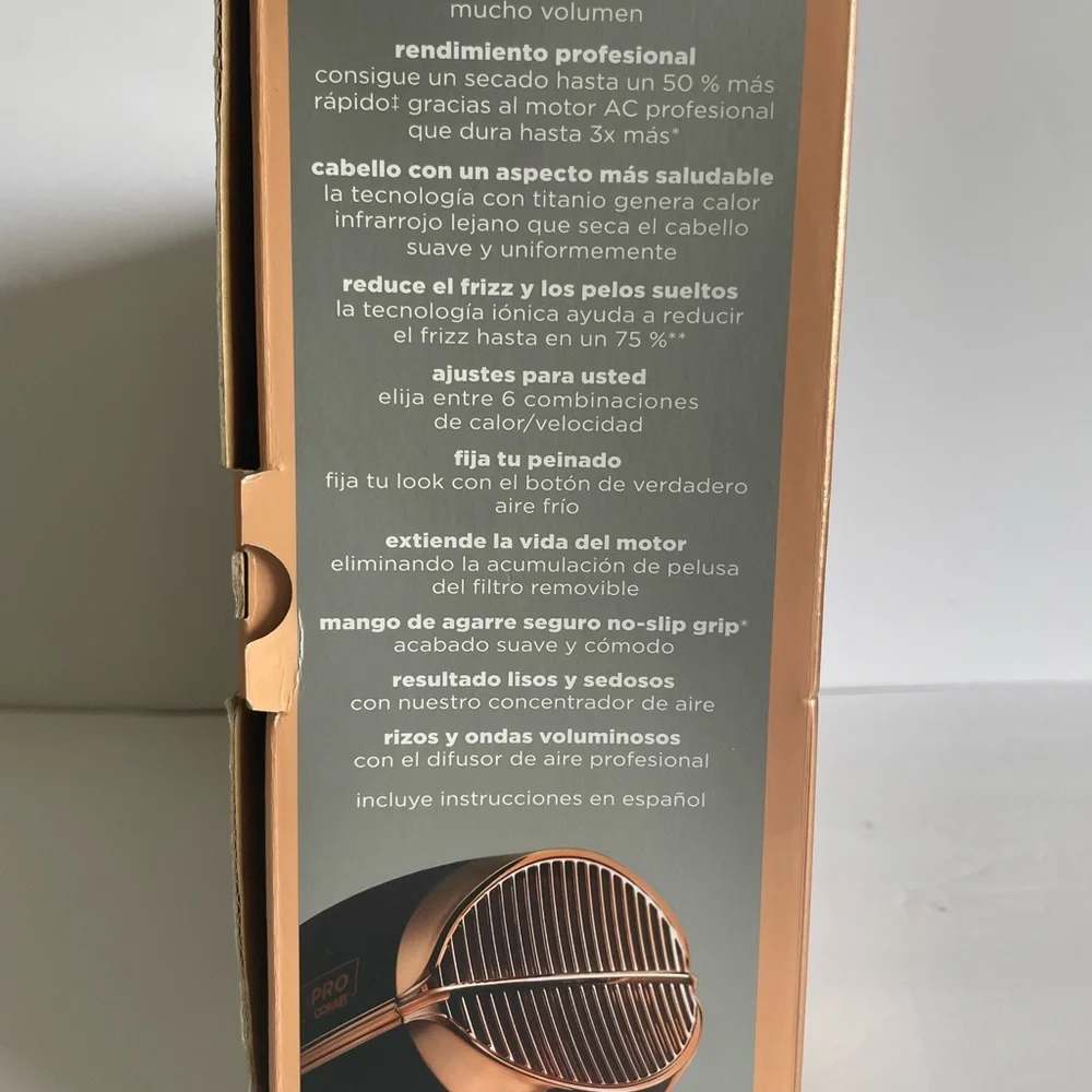 Black and Gold Pro Dryer/ INFINITPRO New